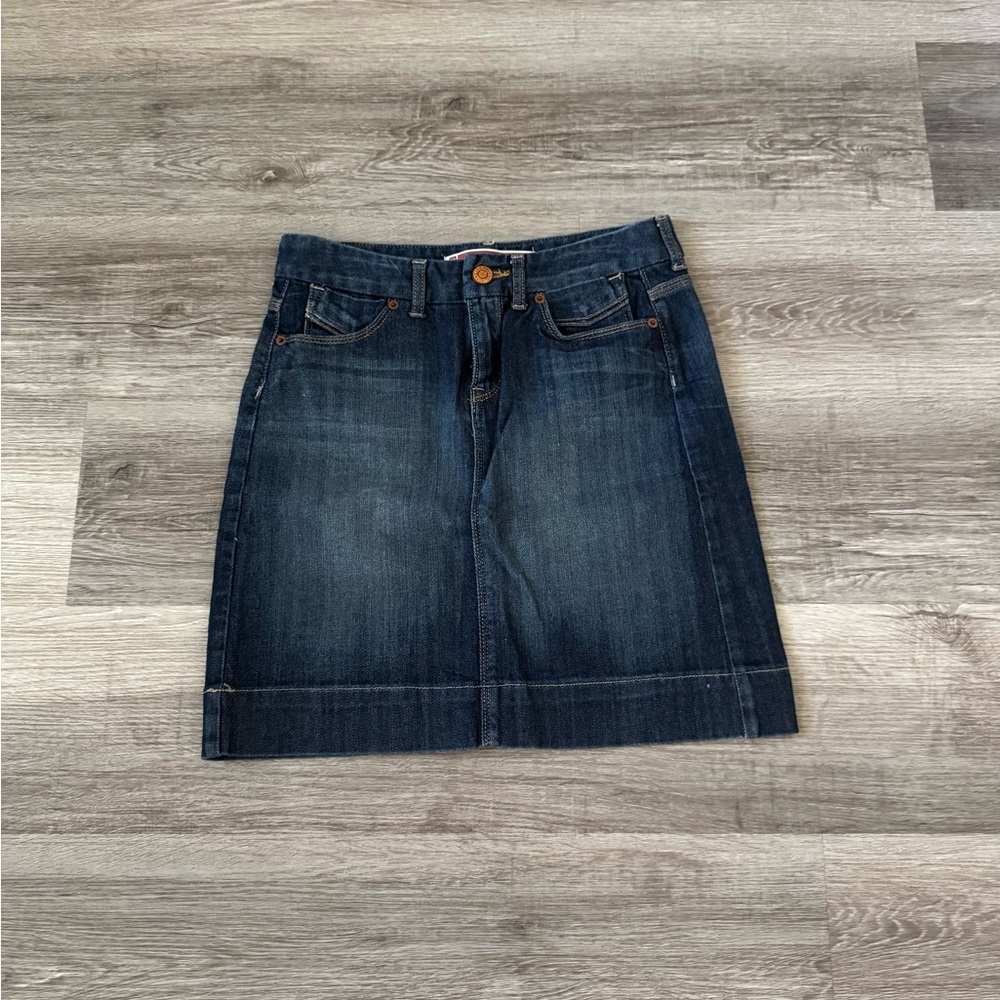 Vintage Gap Jeans Denim Jean Mini Skirt Size 1